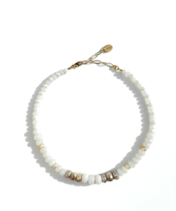 Gisele - Mystic Moonstone & Jade Necklace
