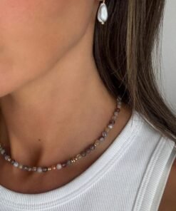 Alternative view of Sabine -  Botswana Agate Drop Earrings
