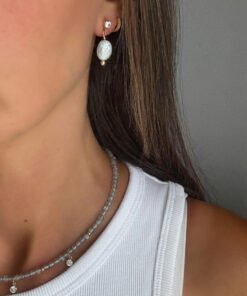 Alternative view of Daphine - Mystic Moonstone Earrings