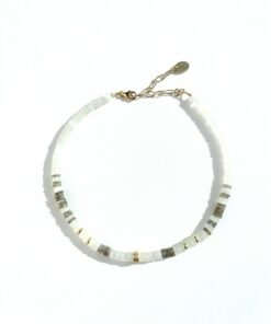 Gaia - Heishi Moonstone & Labradorite Necklace