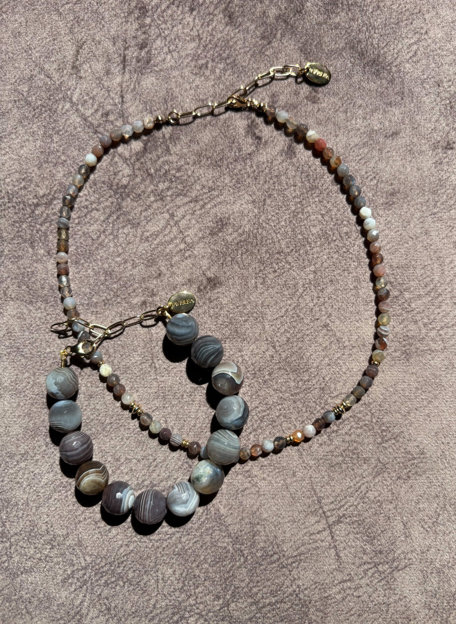 Monroe - Botswana Agate Bracelet - Image 5